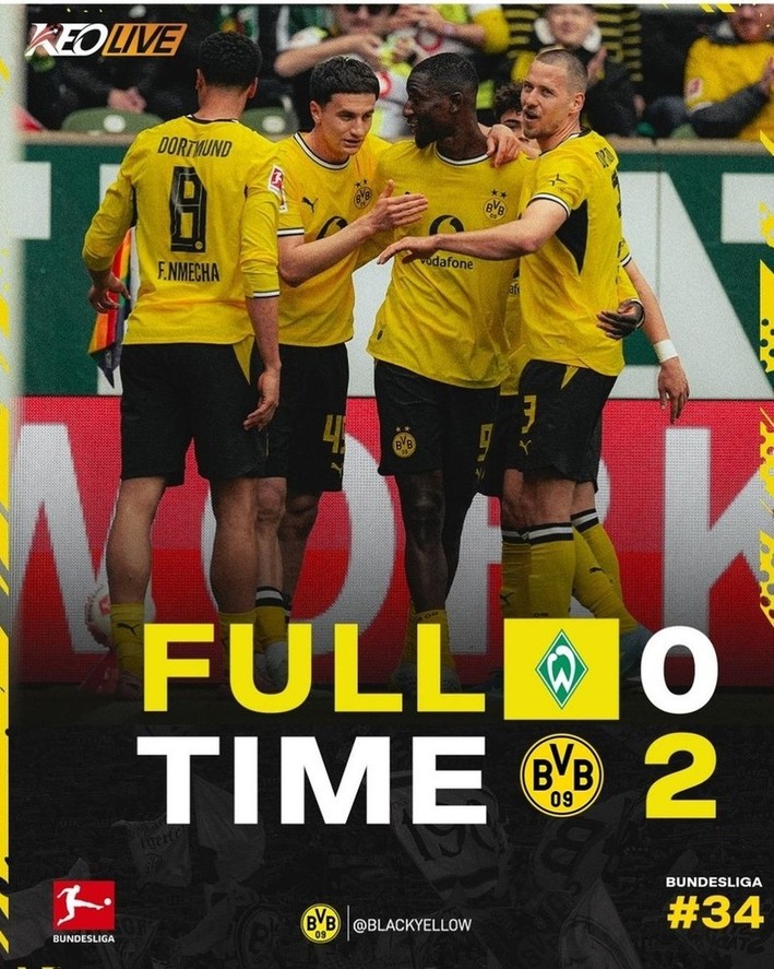 Werder Bremen 0-2 Dortmund | Keolive