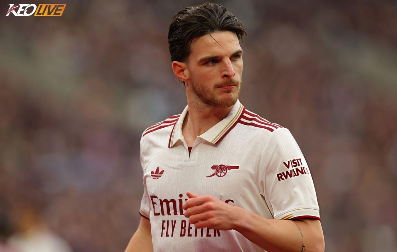 Khi Declan Rice rời trung tuyến Arsenal ngay lập tức mất phương hướng | Keolive