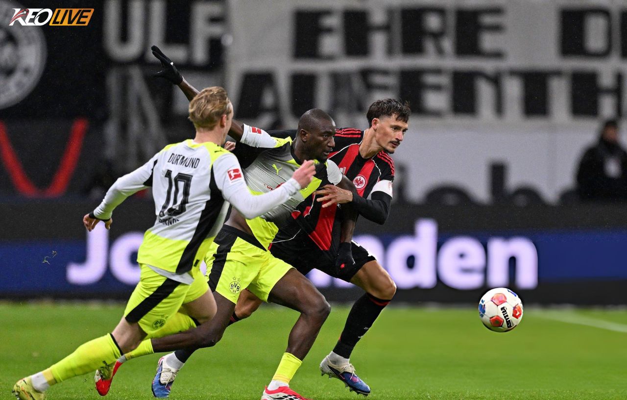Lần gặp nhau gần nhất giữa Dortmund vs Frankfurt | Keolive