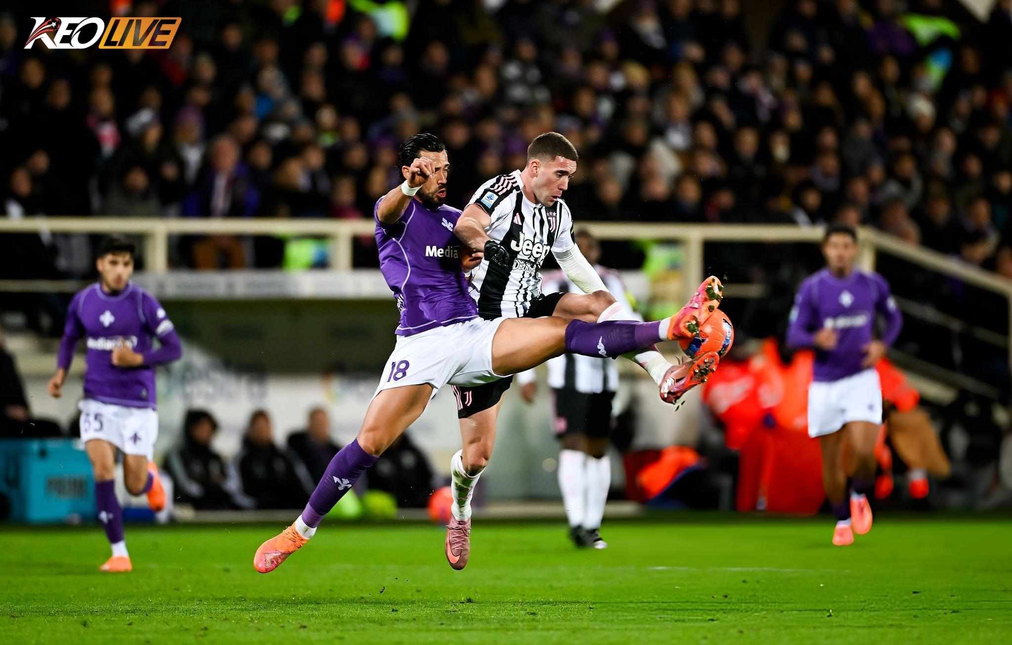 Lần gặp nhau gần nhất Juventus vs Fiorentina | Keolive