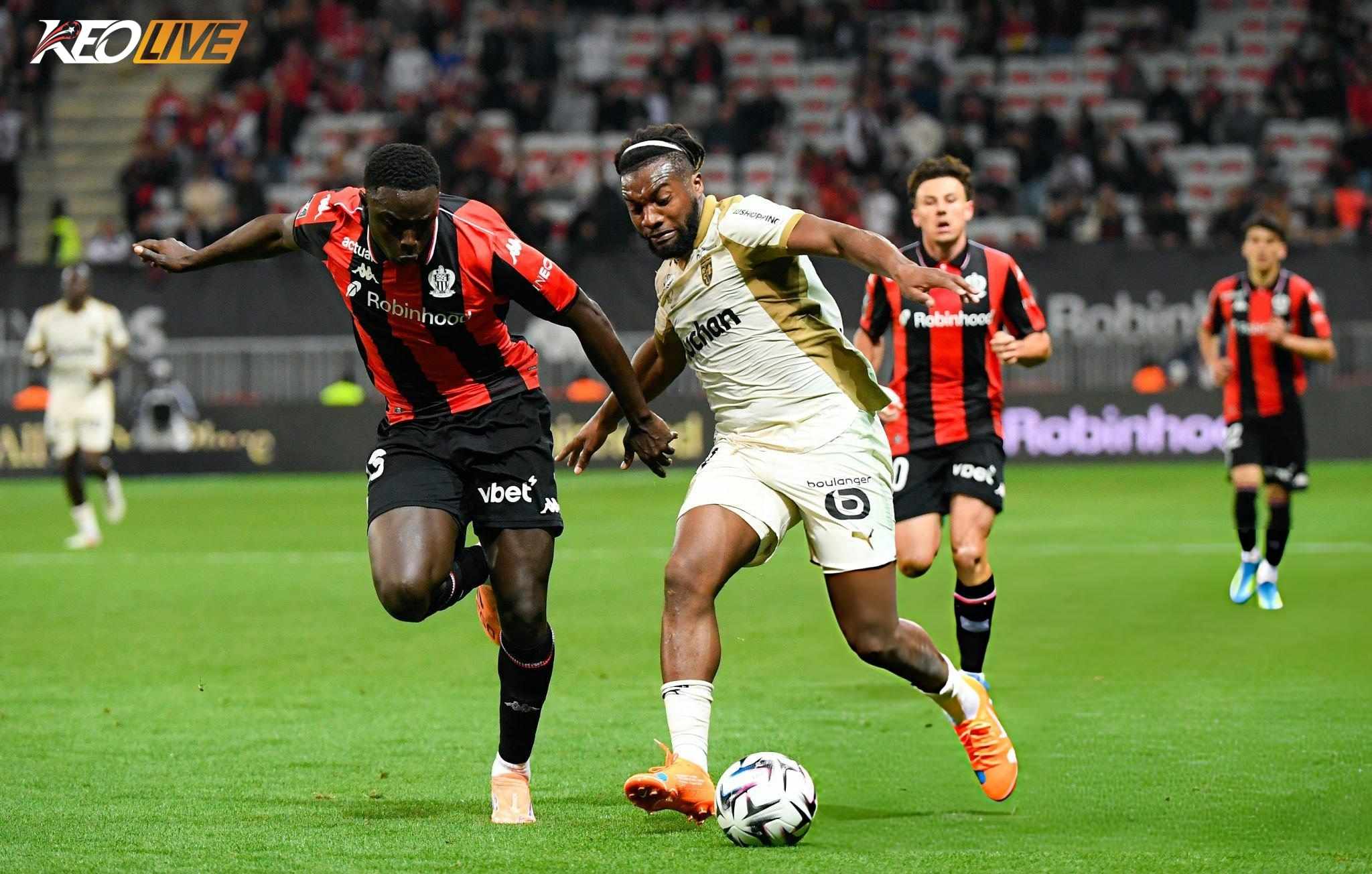 Lần gặp nhau gần nhất Lens vs Nice | Keolive