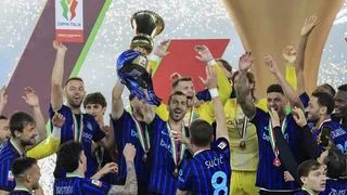 Hình ảnh cho bài Thuram và Martinez tỏa sáng, Inter hoàn tất cú đúp quốc nội
