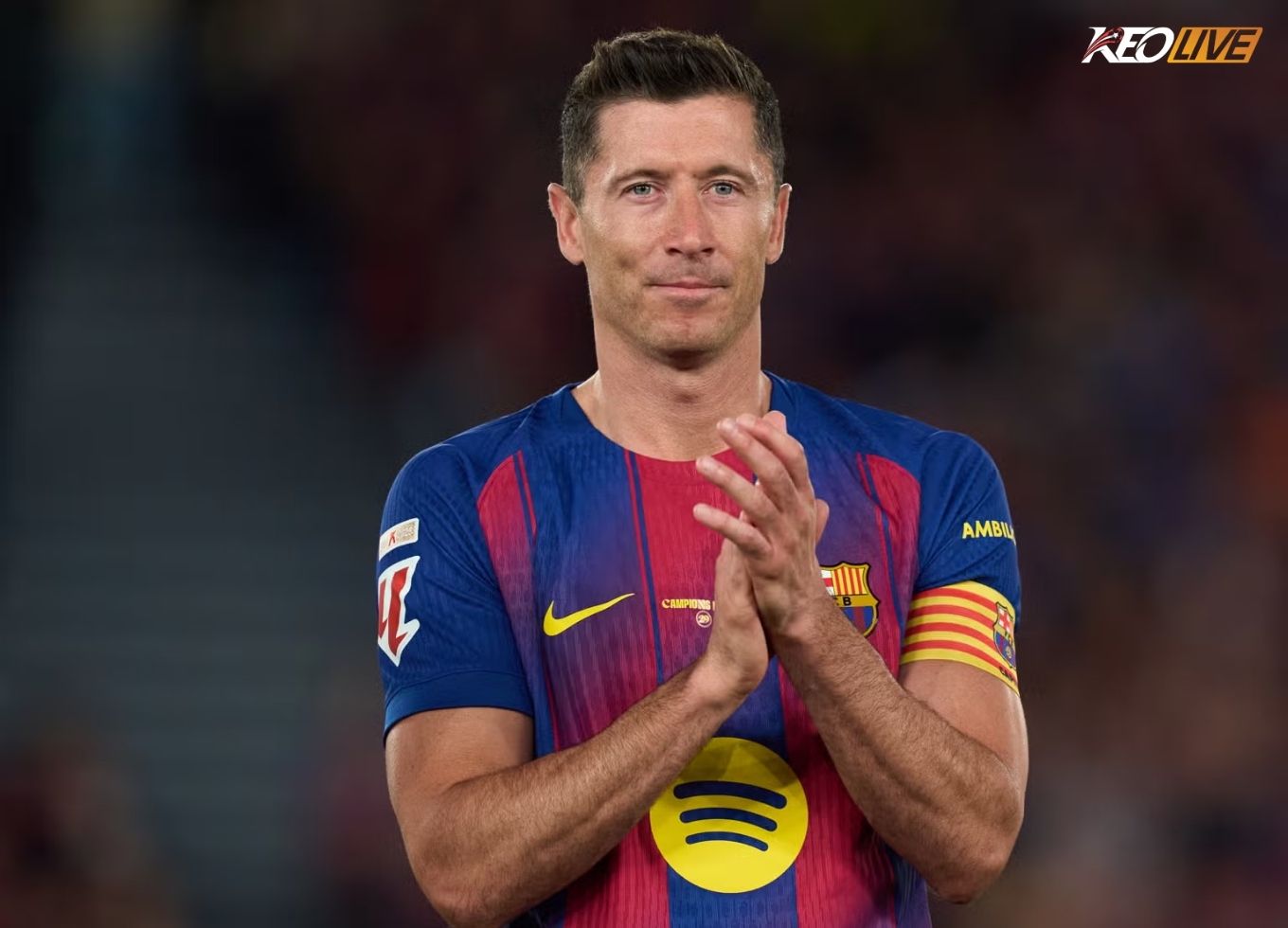 Lewandowski lập công lần cuối giúp Barcelona thoát thua | Keolive