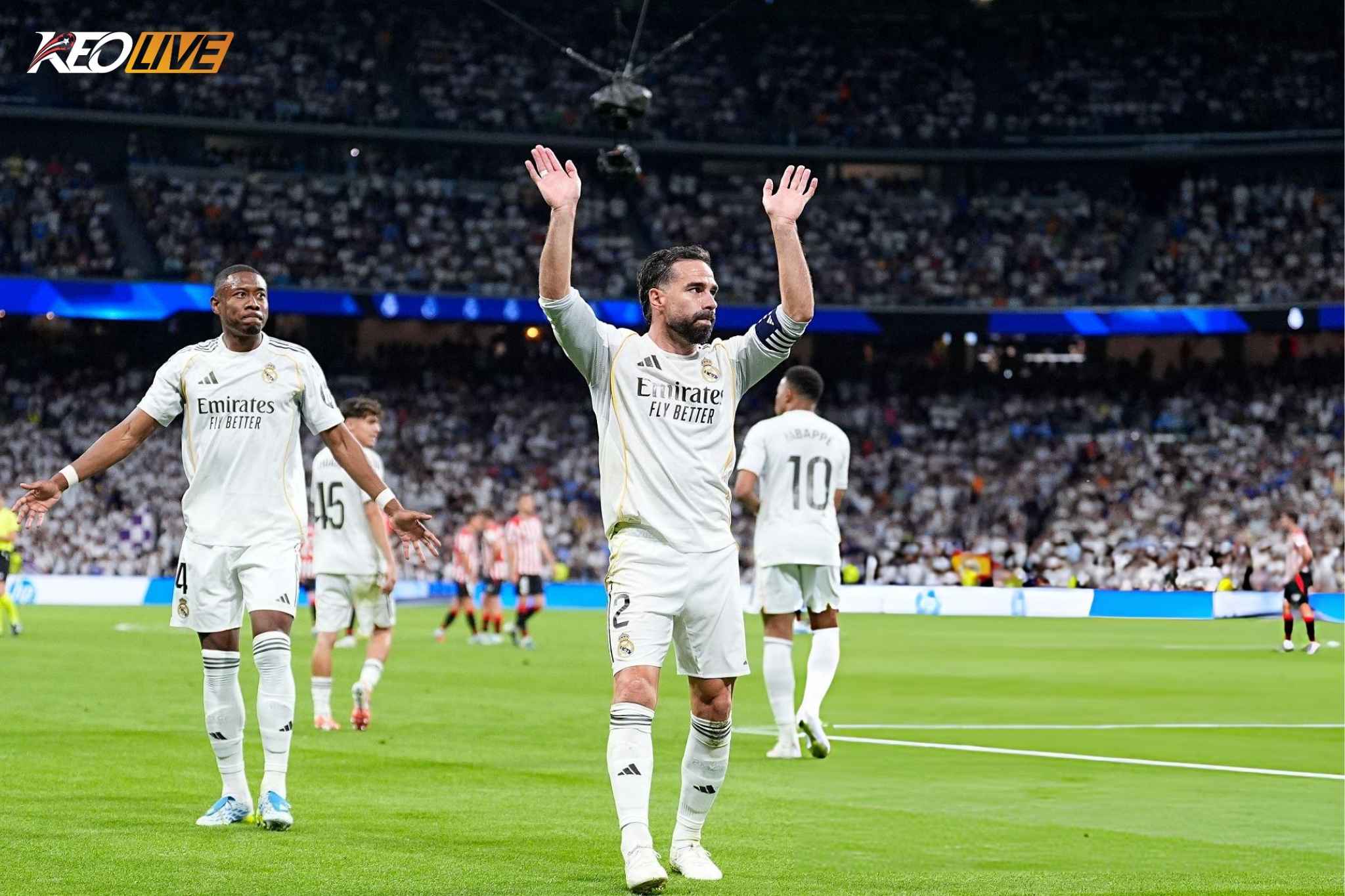 Alaba và Carvajal chia tay Bernabéu | Keolive