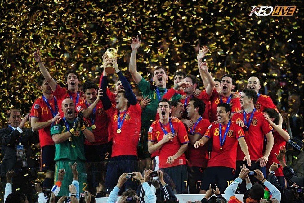 Chức vô địch năm 2010 vẫn luôn là dấu son chói lọi nhất của Tây Ban Nha | Keolive
