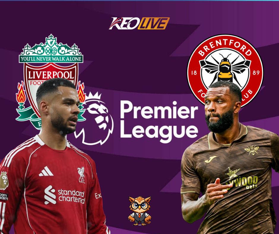 Trận đấu giữa Liverpool vs Brentford | Keolive