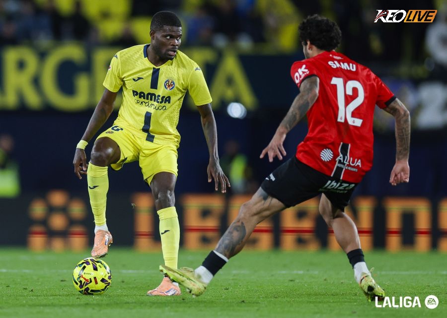 Lần đối đầu gần nhất giữa hai đội kết thúc với chiến thắng 2-1 dành cho Villarreal | Keolive