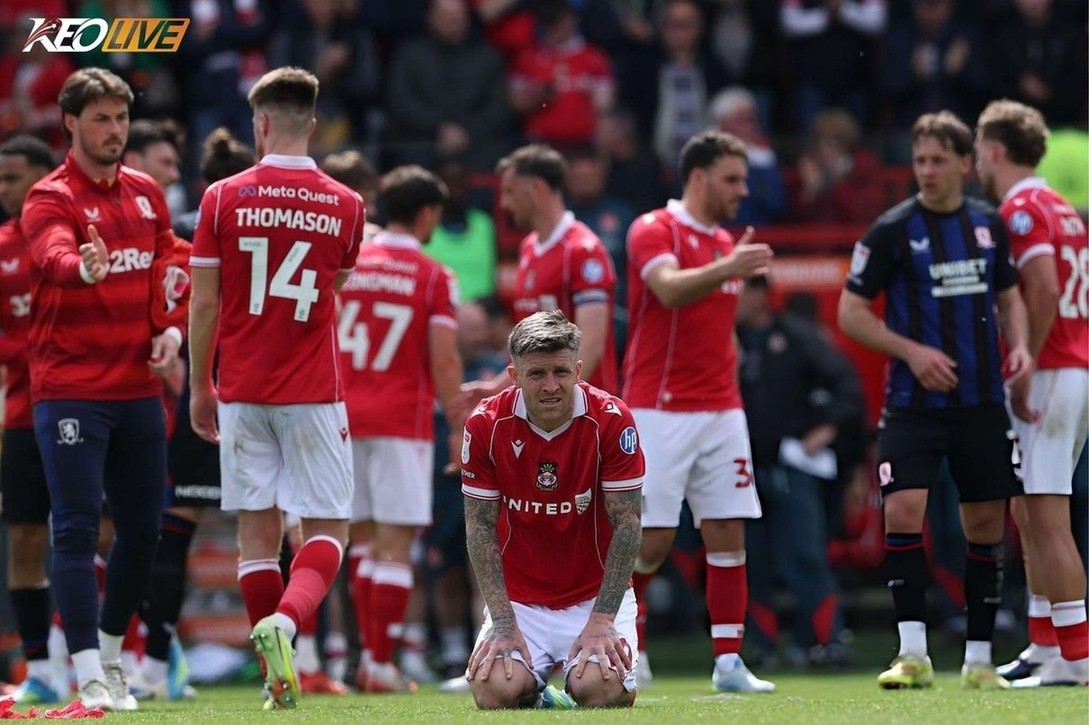 Wrexham chỉ còn cách vé dự play-off thăng hạng 1 chút may mắn | Keolive