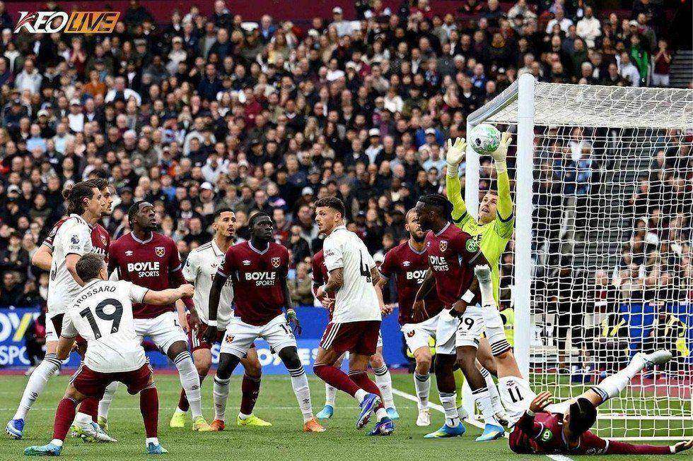 Arsenal gặp nhiều khó khăn trong việc tiếp cận khung thành của West Ham | Keolive