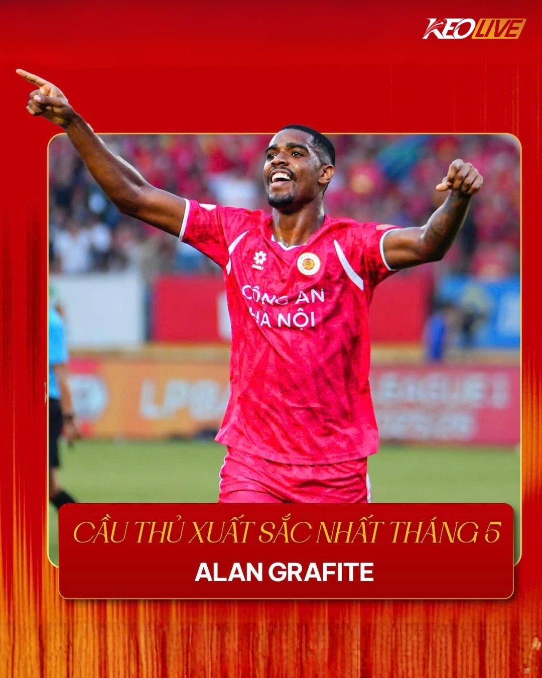 Alan đoạt danh hiệu Vua Phá Lưới với tổng 16 bàn thắng tại V.League 2025/26 | Keolive