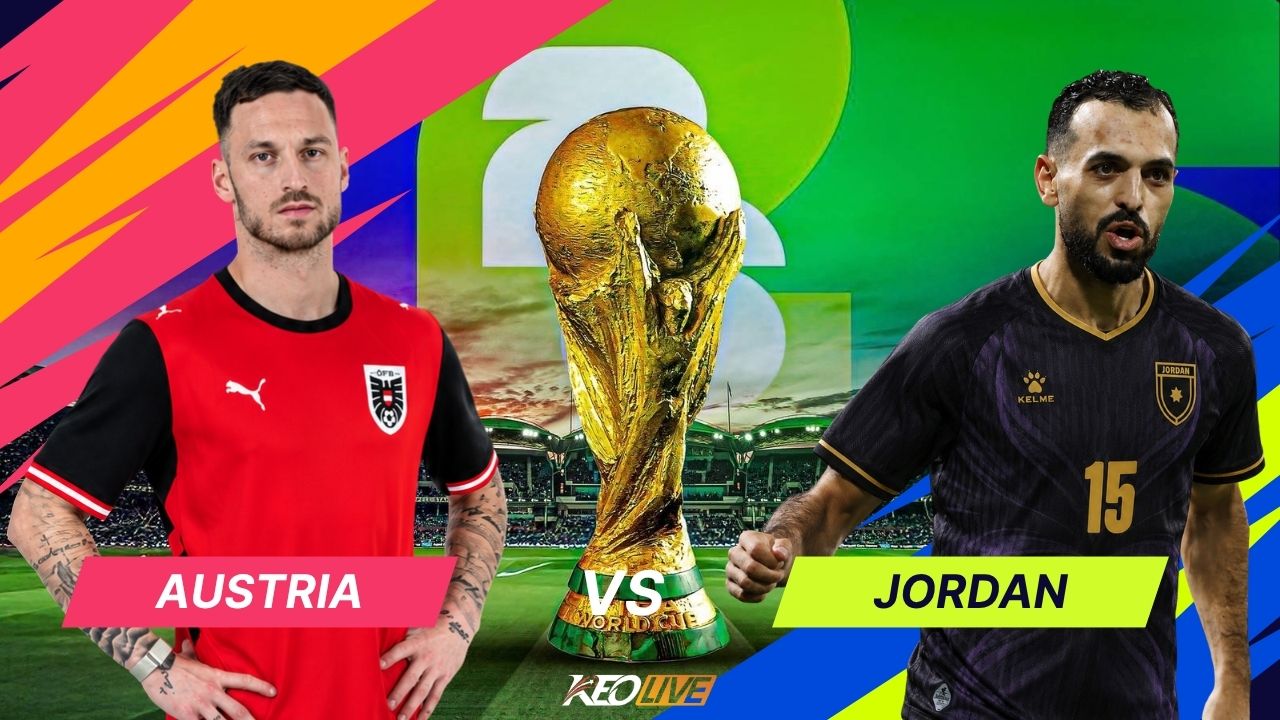 Trận đấu giữa Áo vs Jordan | Keolive
