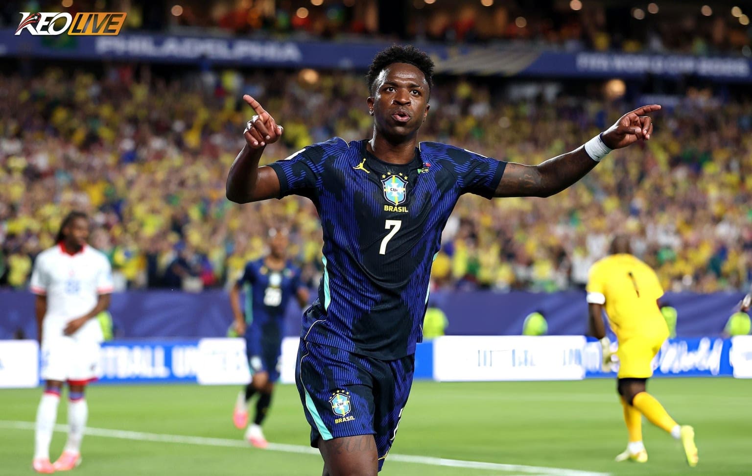 Vinicius đang là đầu tàu của Selecao | Keolive