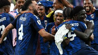 Hình ảnh cho bài 'Cá mập Tây Phi' tạo nên kỳ tích, Cape Verde hiên ngang vào vòng knock-out