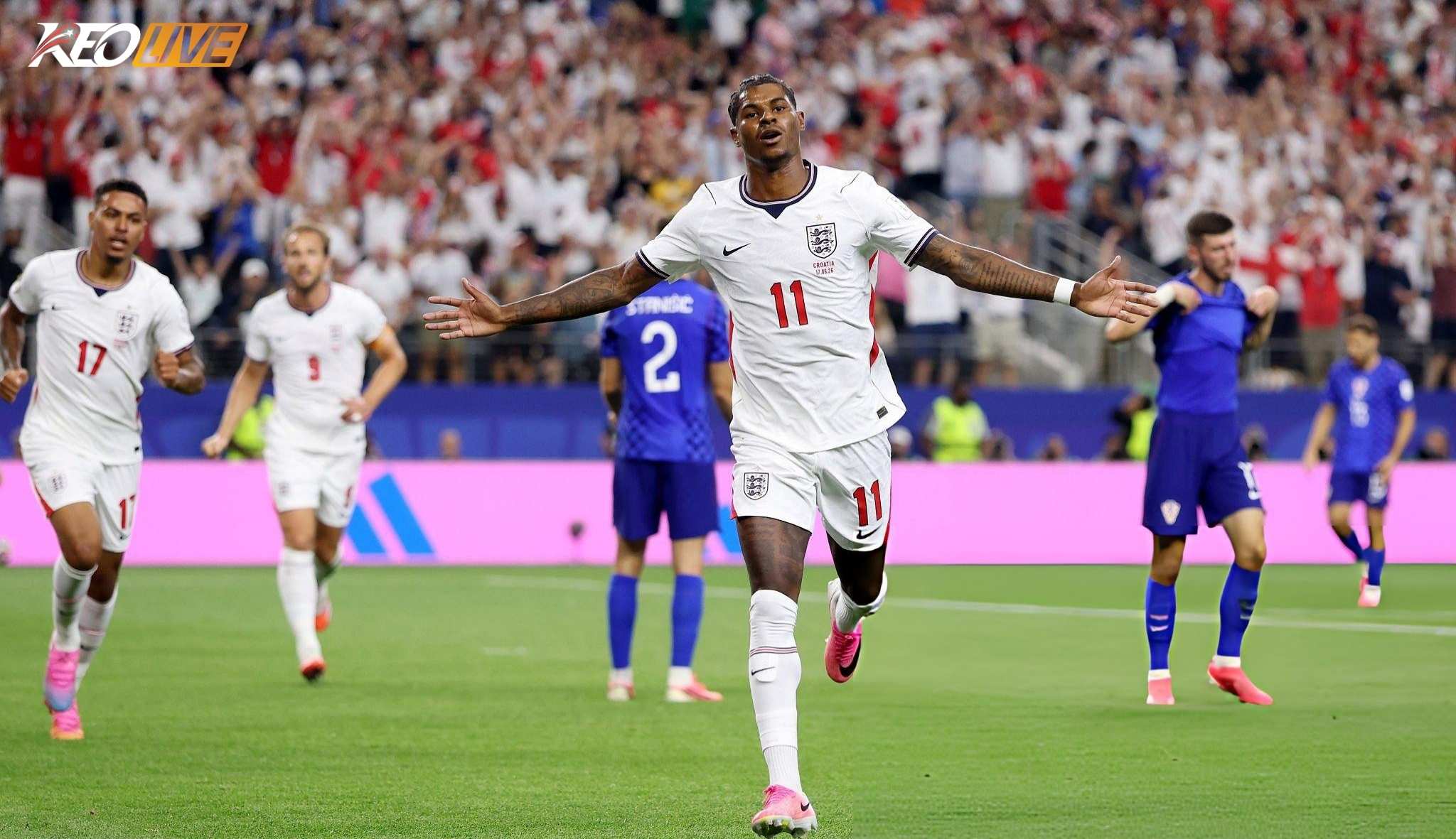 Rashford kết liễu Croatia bằng pha dứt điểm lạnh lùng | Keolive