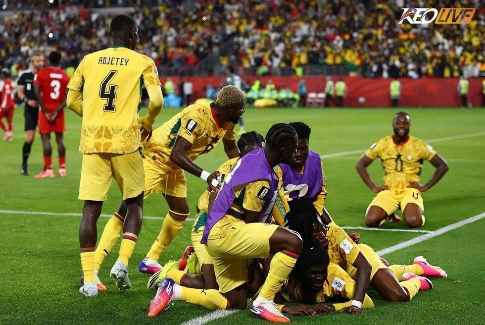 Ghana đang nắm lợi thế lớn để có vé vào vòng knock-out | Keolive