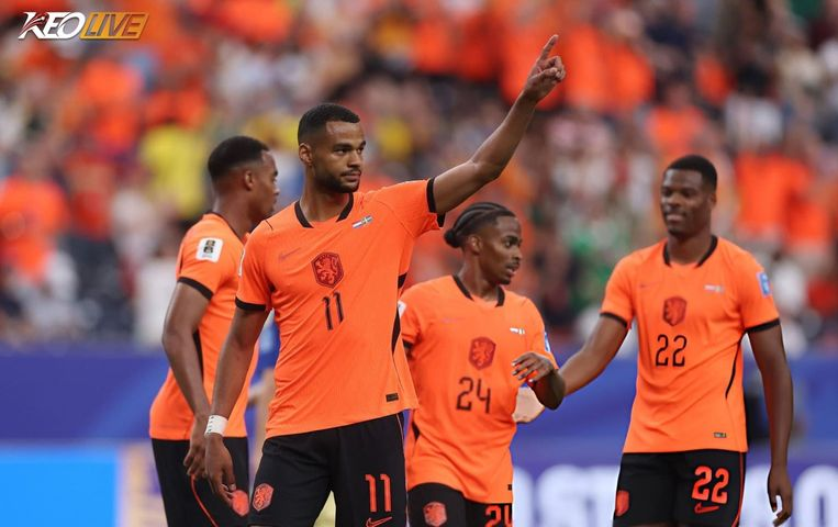 Mô tả hình ảnh cho bài viết Netherlands 5-1 Sweden: Brobbey và Gakpo rực sáng, Hà Lan đè bẹp Thụy Điển để chiếm ngôi đầu bảng