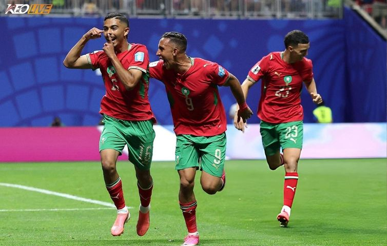 Mô tả hình ảnh cho bài viết Cuộc lội ngược dòng kịch tính của Morocco trước Haiti