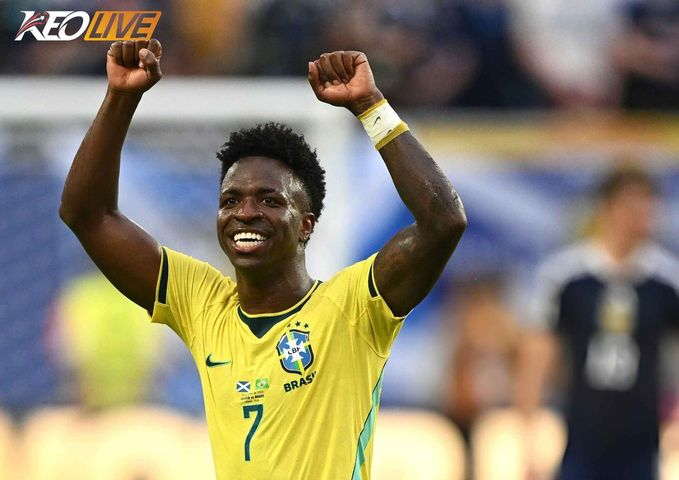 Mô tả hình ảnh cho bài viết Lại là Vinicius 'gánh team', Selecao giành ngôi đầu bảng C