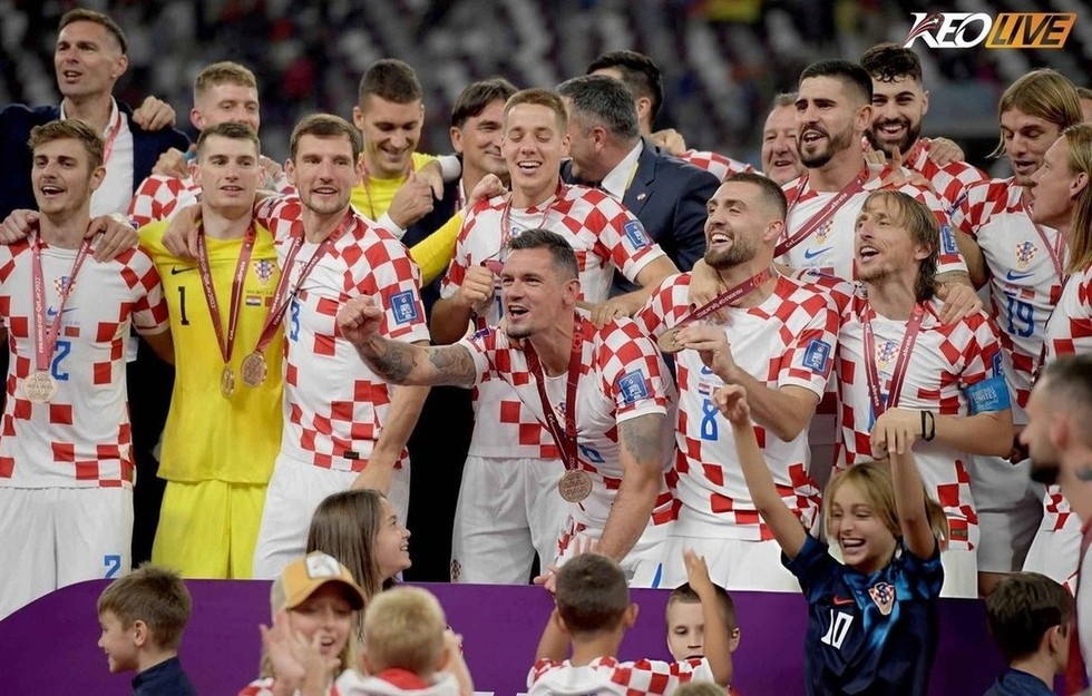 Tiếp tục xếp hạng ba tại World cup 2022 sau khi đánh bại Morocco. | Keolive
