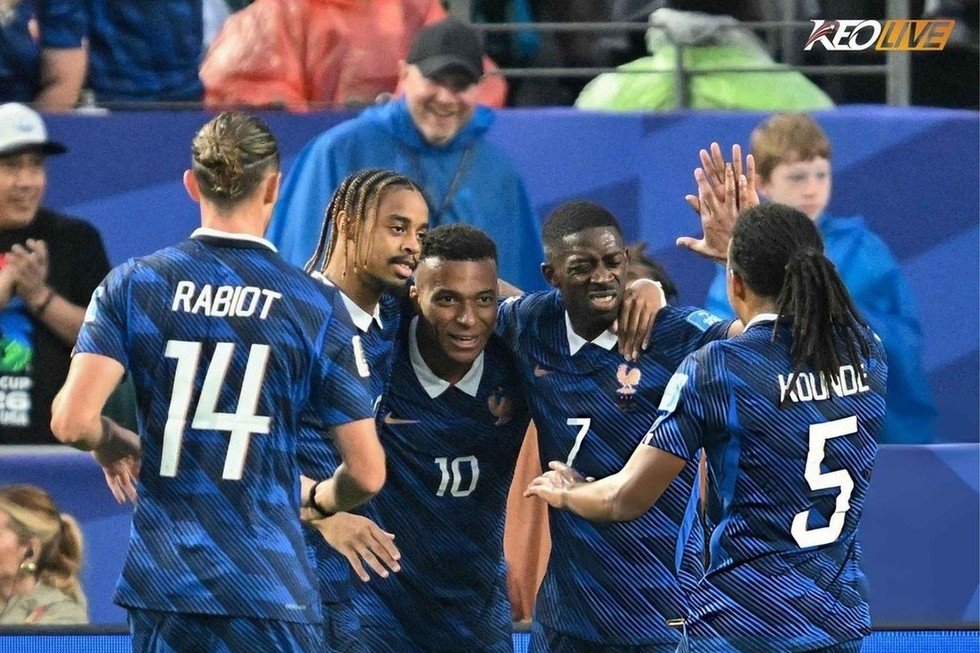 Mbappé đang là đầu tàu của Pháp | Keolive