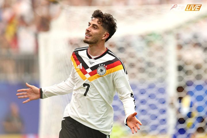 Hình ảnh minh họa cho bài viết Havertz lập cú đúp, “Cỗ xe tăng” thị uy sức mạnh ngày ra quân