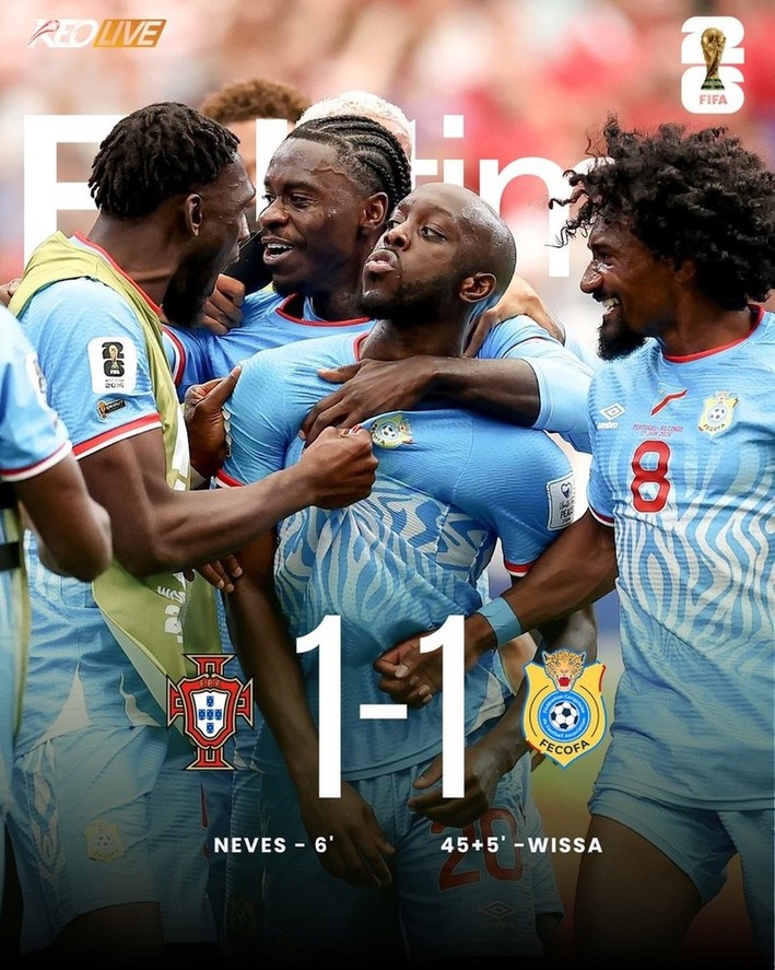 Kết quả Bồ Đào nha vs Congo 18062026 | Keolive