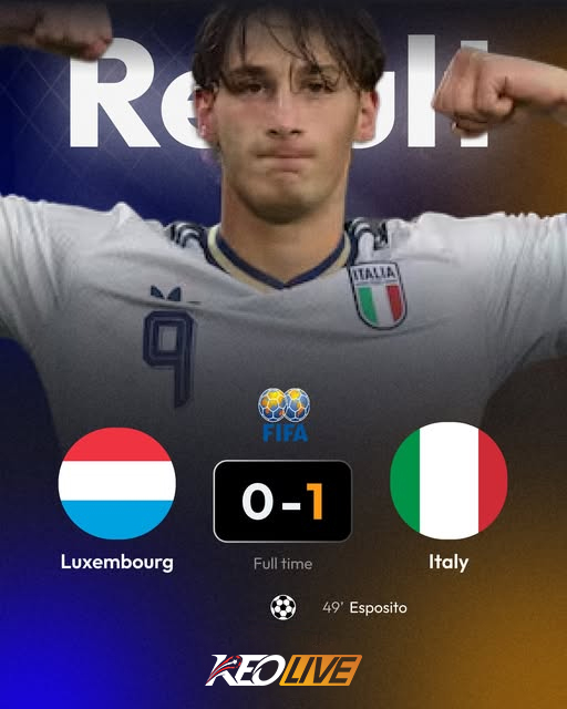 Luxembourg 0-1 Italy | Keolive