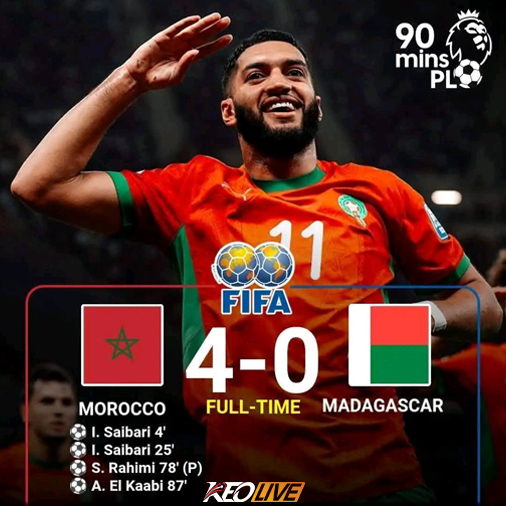 Maroc 4-0 Madagascar | Keolive