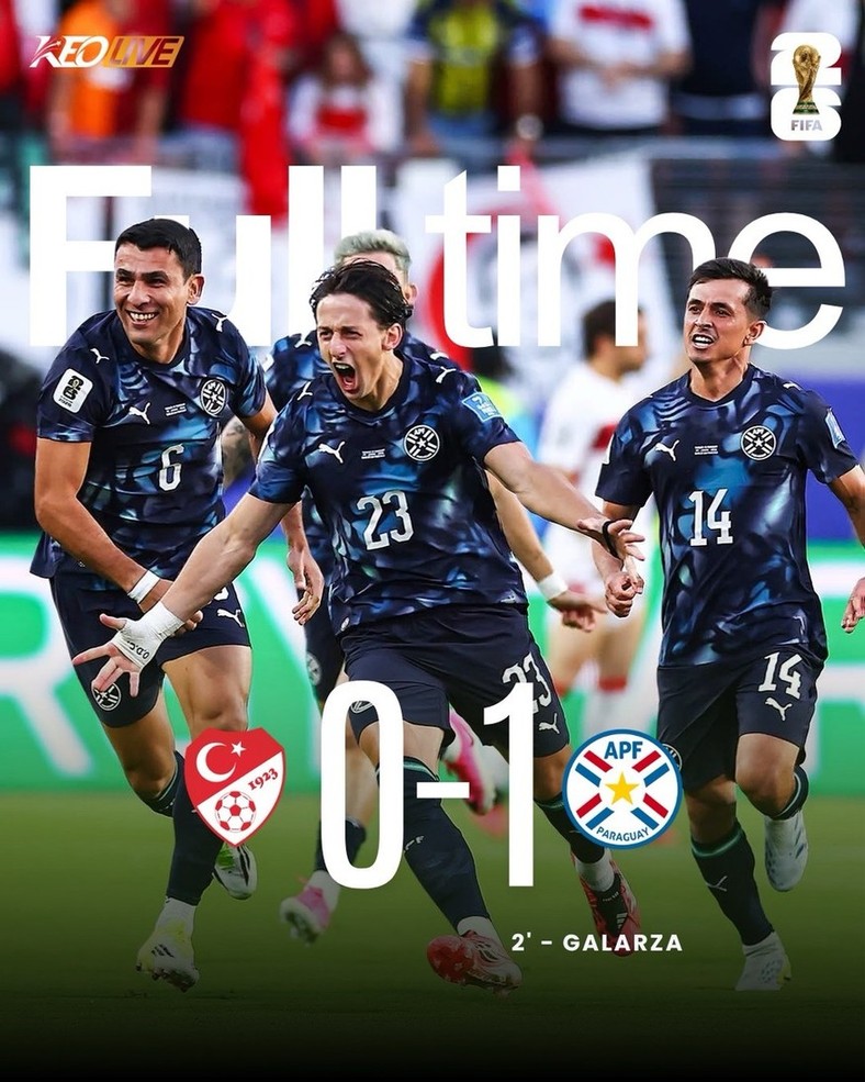 Turkiye 0-1 Paraguay | Keolive