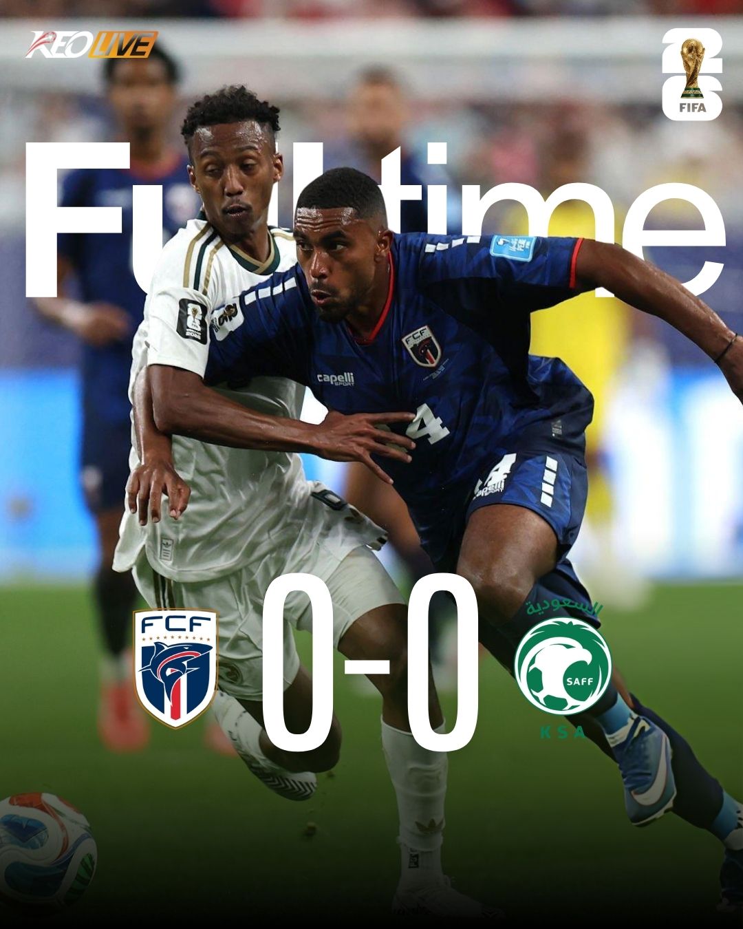 Cape Verde 0-0 Ả rập Saudi | Keolive