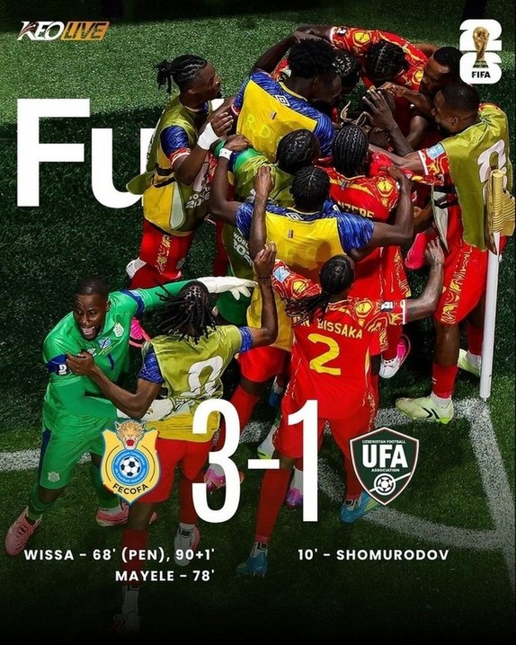 Congo 3-1 Uzbekistan | Keolive