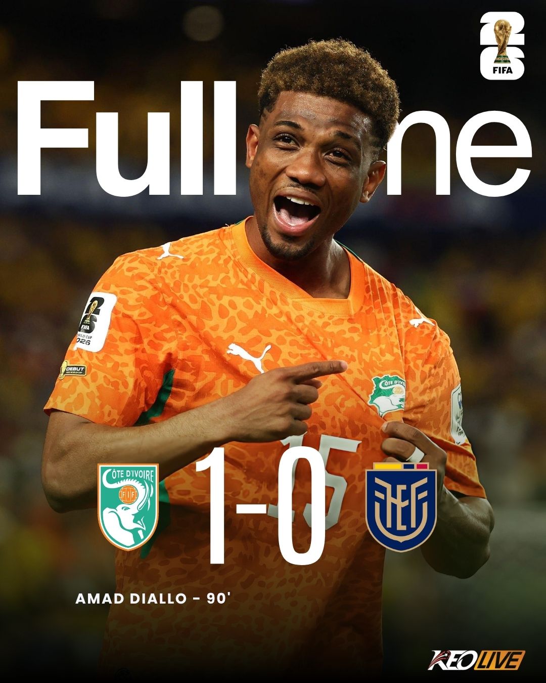 Bờ Biển Ngà 1-0 Ecuador | Keolive