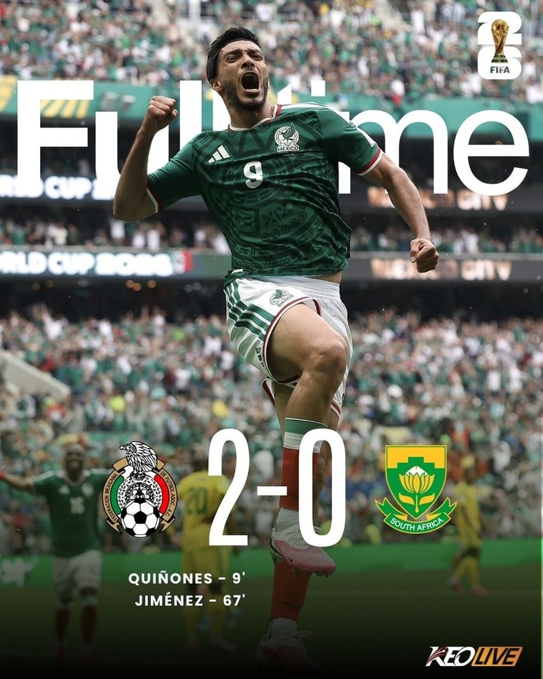 Mexico 2-0 Nam Phi | Keolive