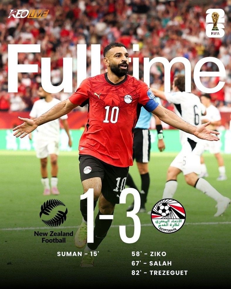 New Zealand 1-3 Ai Cập | Keolive