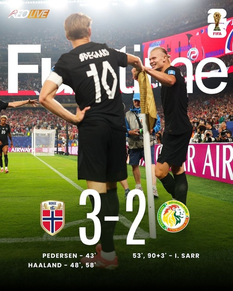 Na Uy 3-2 Senegal | Keolive