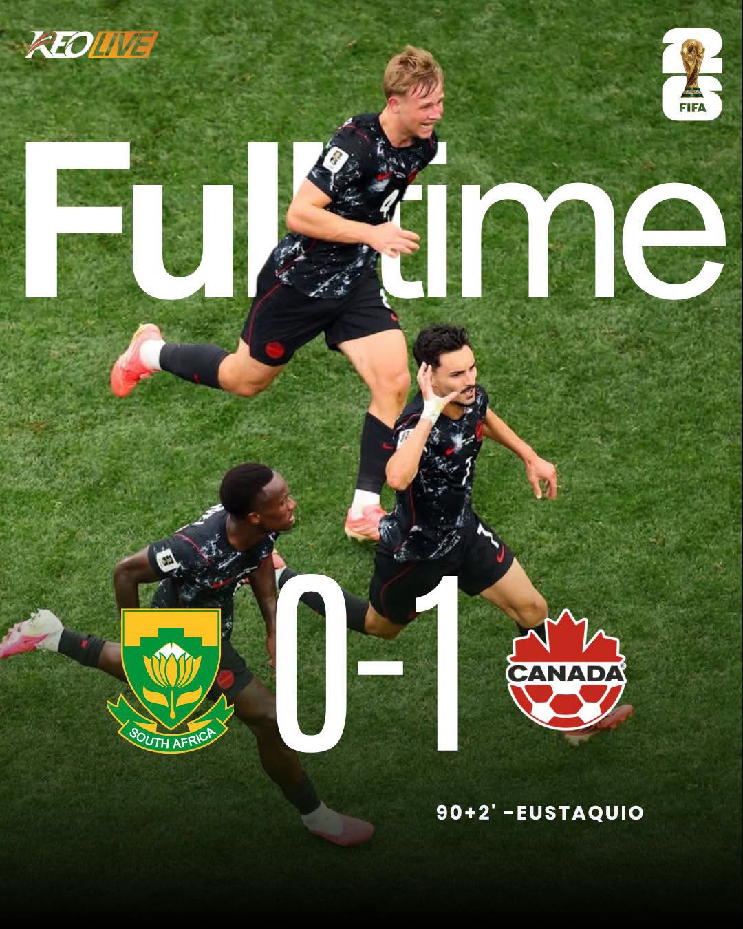 Nam Phi 0-1 Canada | Keolive