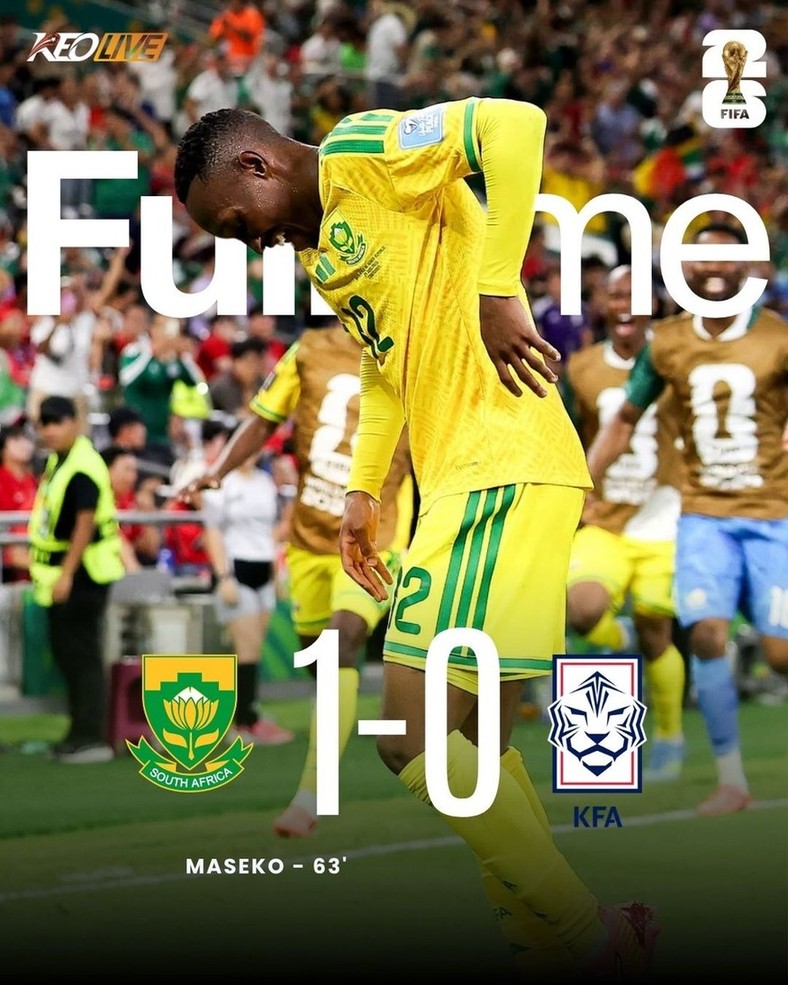 Nam Phi 1-0 Hàn Quốc | Keolive