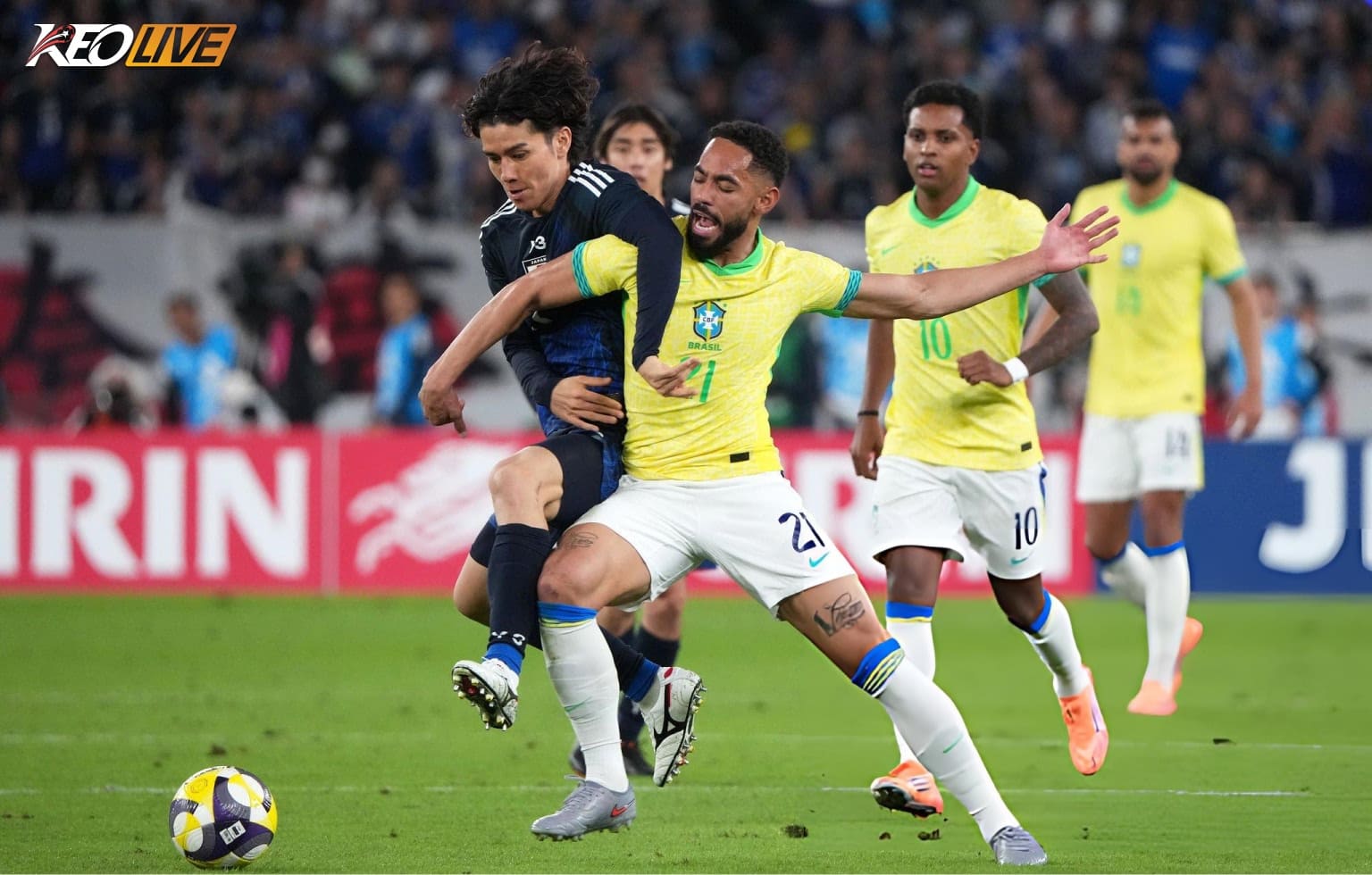 Lần gặp nhau gần nhất Brazil vs Nhật Bản | Keolive
