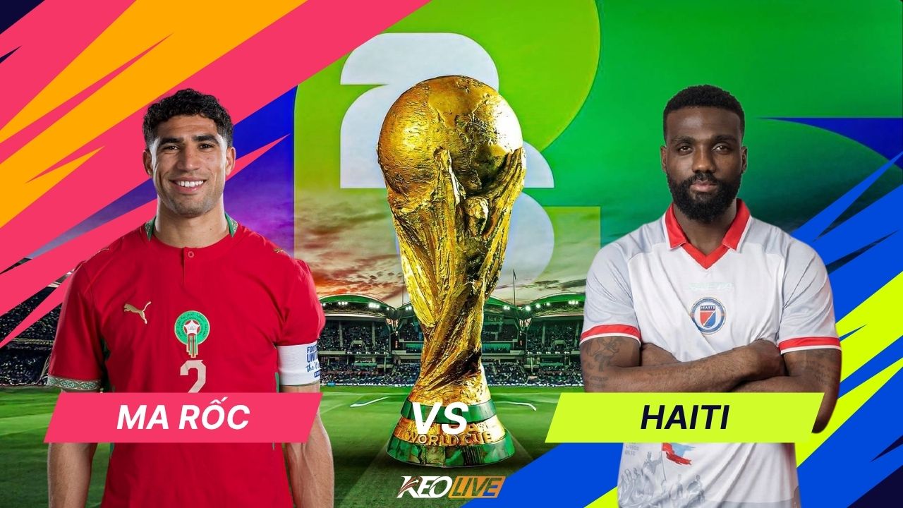 Trận đấu giữa Ma Rốc vs Haiti | Keolive