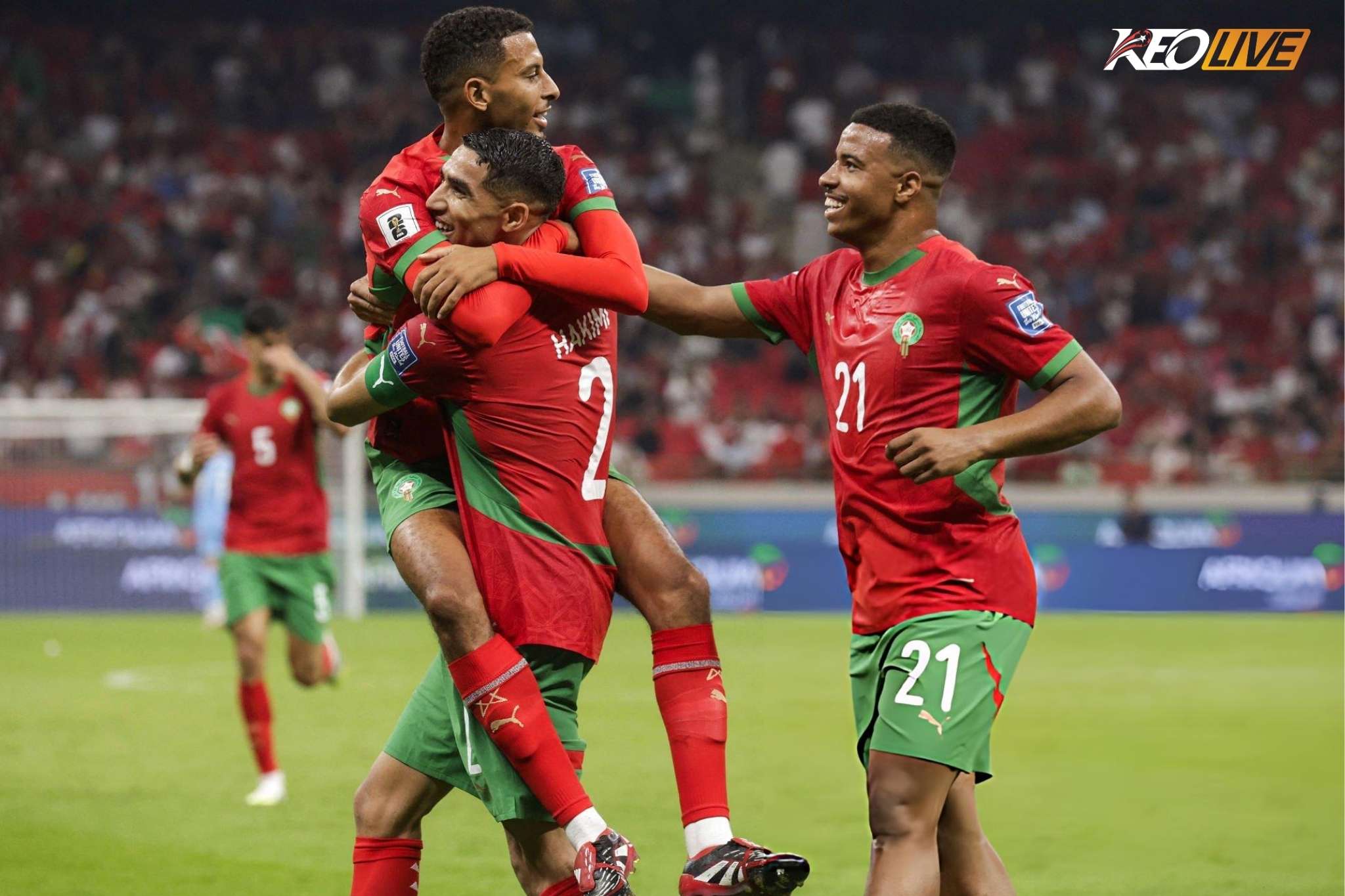Bộ khung trụ cột đang có phong độ cao là bàn đạp giúp Maroc có thể đi sâu tại World Cup | Keolive