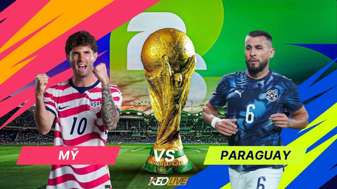 Trận đấu mở màn bảng D giữa Mỹ vs Paraguay | Keolive
