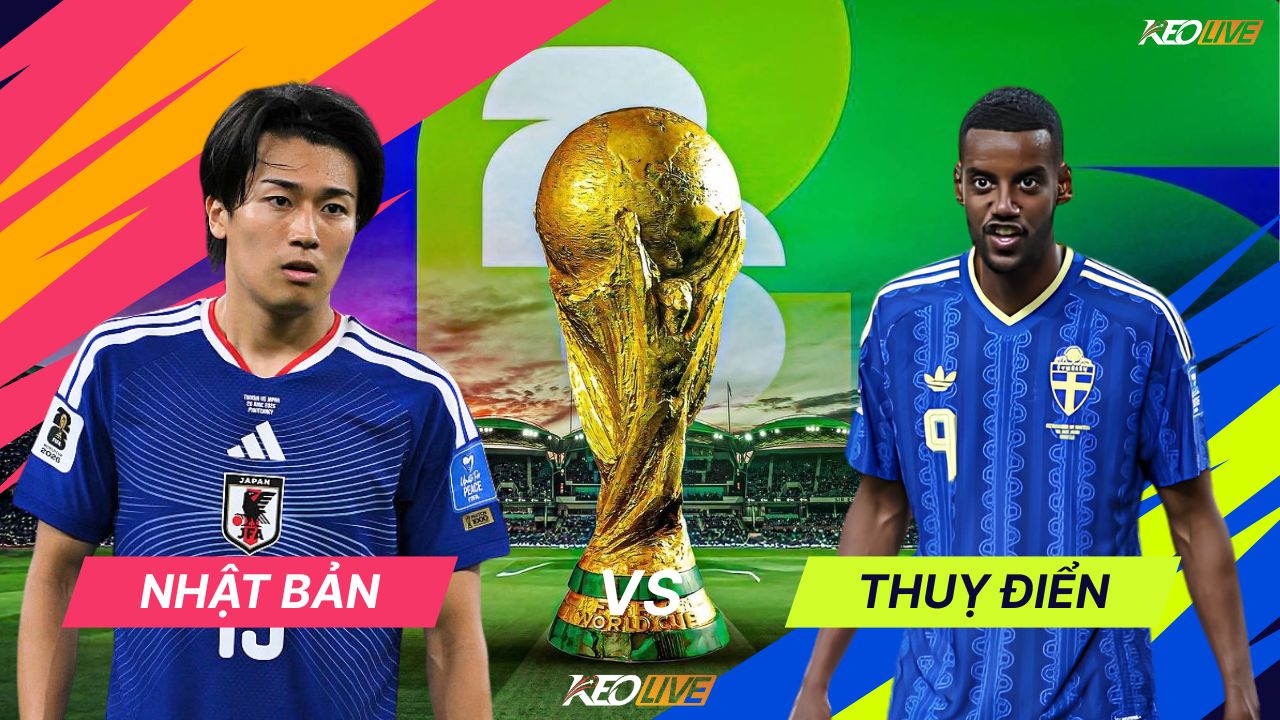 Trận cầu Nhật Bản vs Thuỵ Điển hứa hẹn đầy kịch tính | Keolive