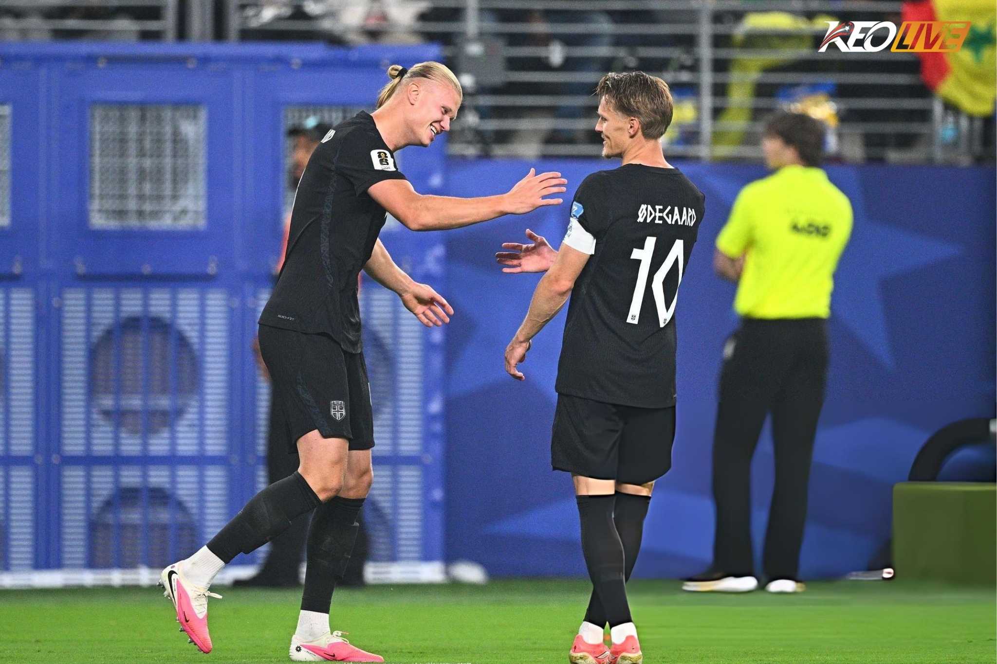 Công thức Odegaard có bóng và Haaland di chuyển vẫn đang đem về kết quả tốt cho Na Uy | Keolive