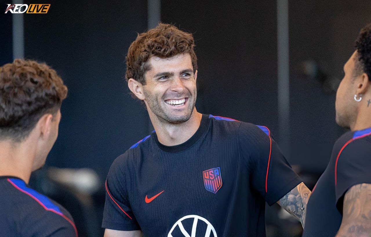 Pulisic mang lại sự tích cực trong buổi tập của đội tuyển Mỹ | Keolive
