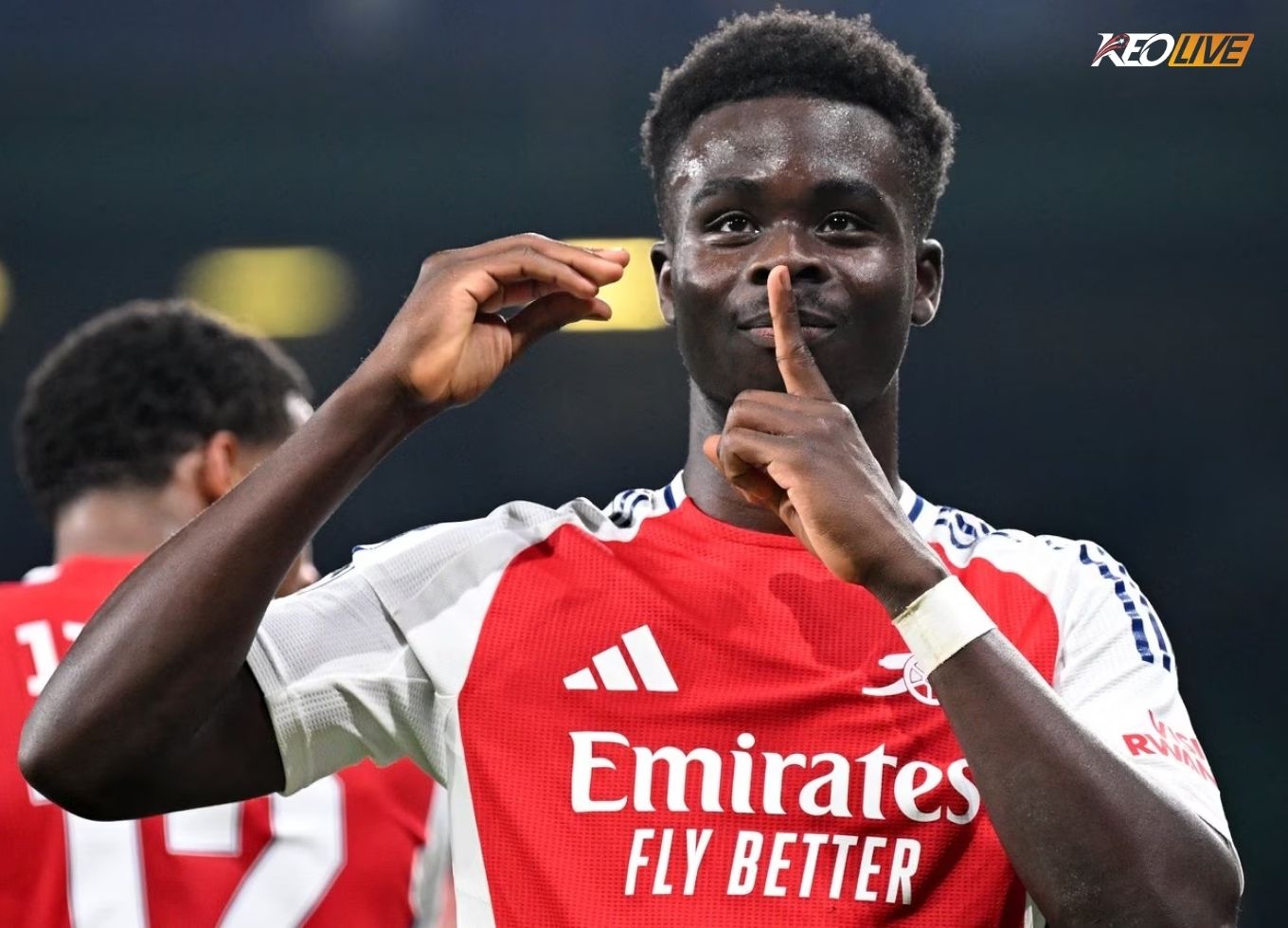 Saka là một trong những người hùng của Arsenal | Keolive