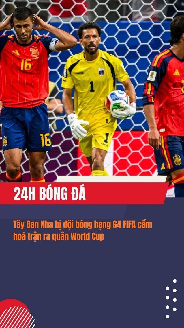 Tây Ban Nha không thắng nổi Cape Verde