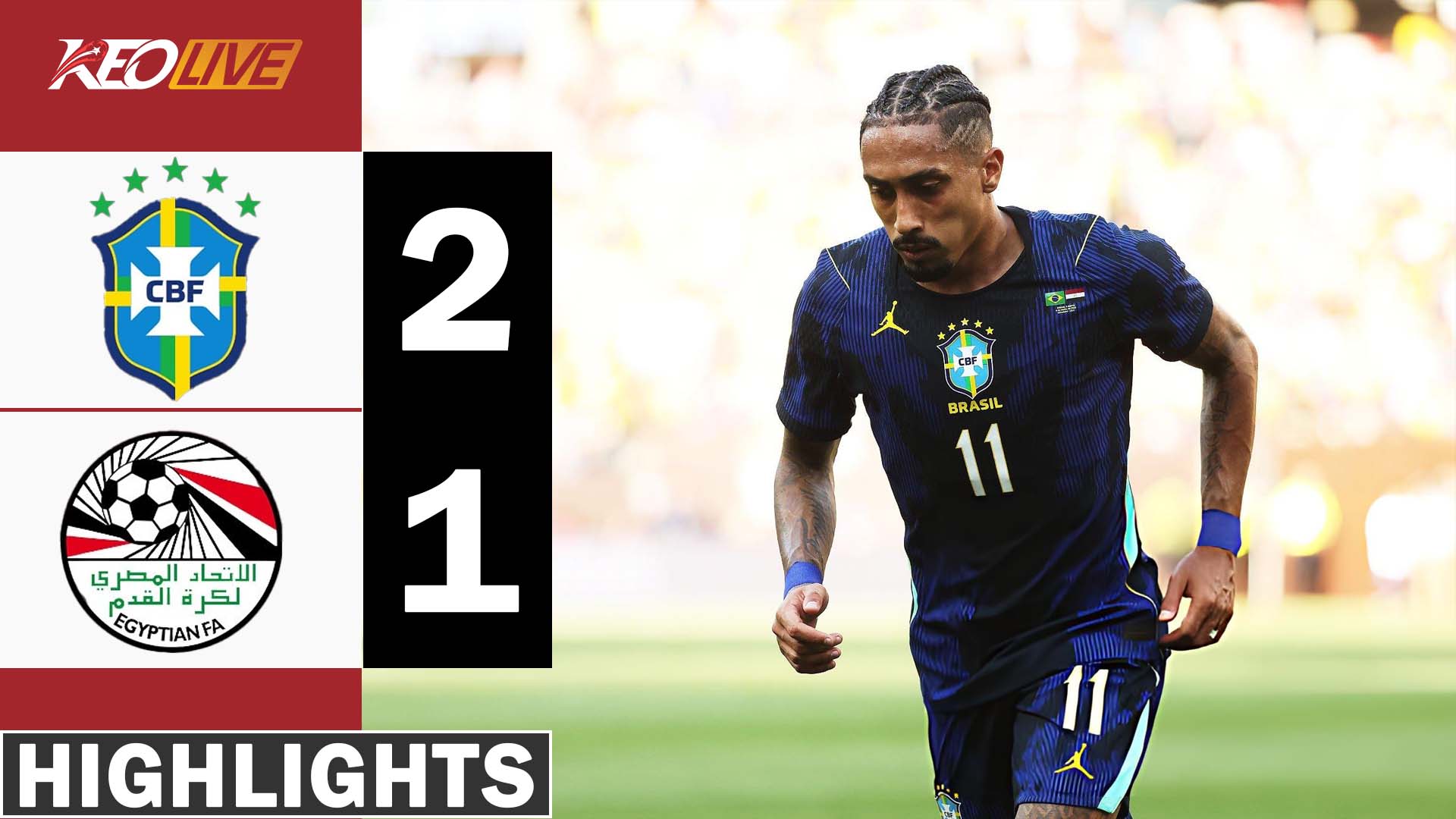 Brazil vs. Egypt | Full Game Highlights | ESPN FC