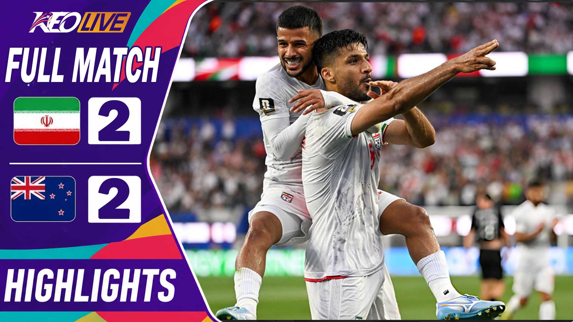 Highlights |Iran 2-2 New Zealand | FIFA World Cup 2026™