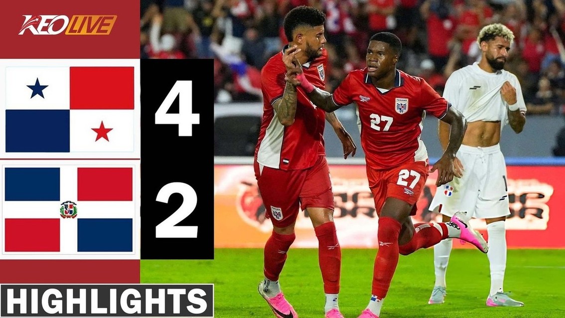 Highlights Panama 4-2 Cộng Hòa Dominica | Màn Đôi Công Mãn Nhãn Với 6 Bàn Thắng