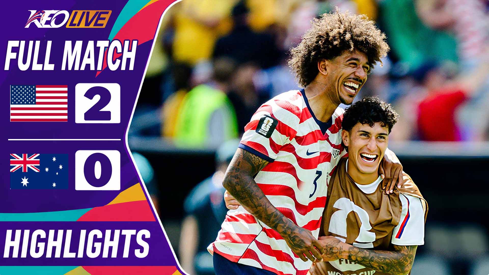 Highlights |United States 2-0 Australia | FIFA World Cup 2026™
